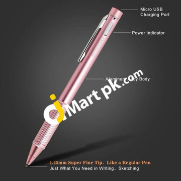 Kmoso High-Precision Active Stylus Pen Fine Point Ultra Thin 1.45Mm Copper Tip Capacitive For Ipad